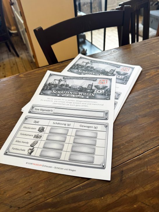 Ferienbetreuung der KiTa Waldkolonie zu Gast im Dorfmuseum Erzhausen